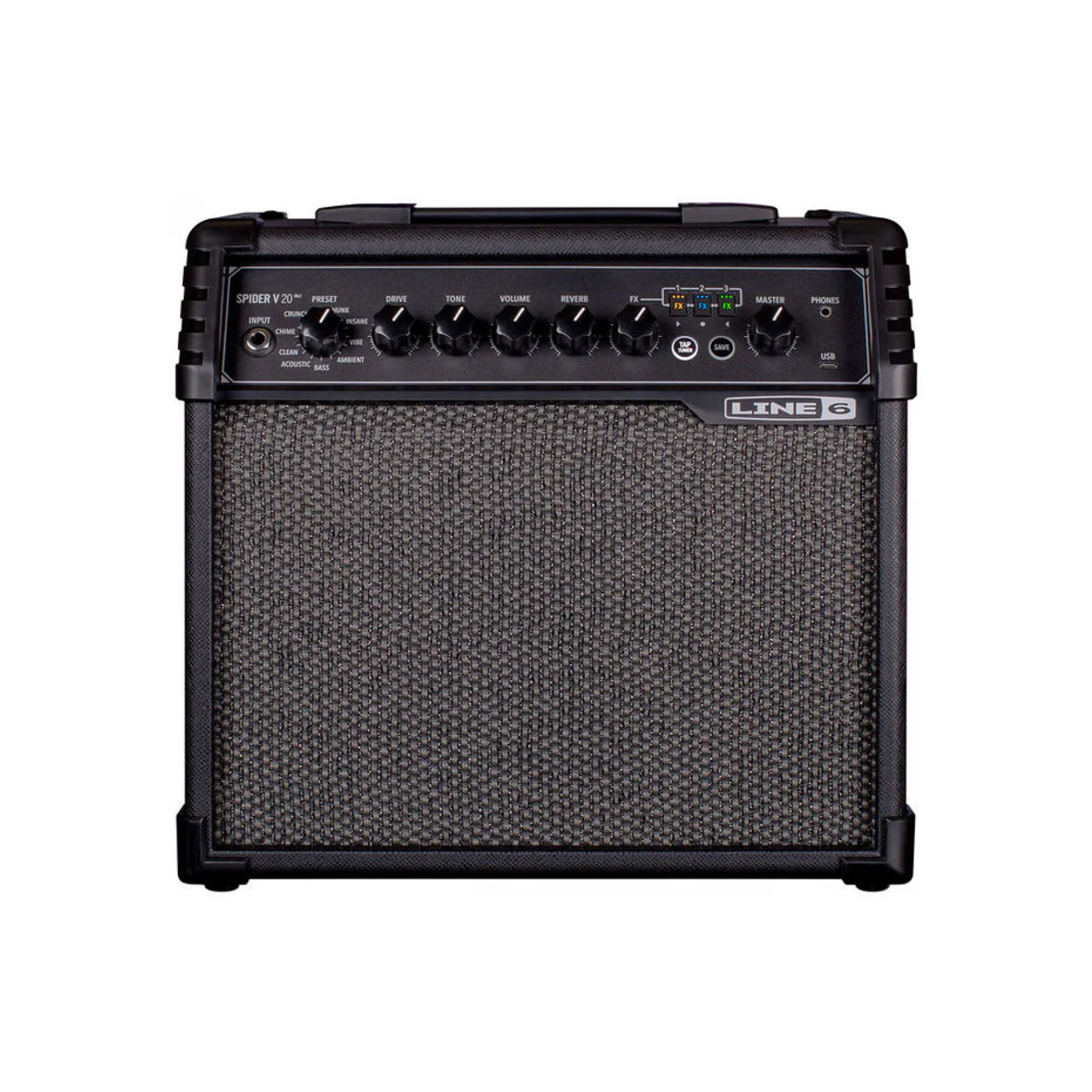 Line 6 Spider V 20 Mkii 20W Modelling Guitar Amp