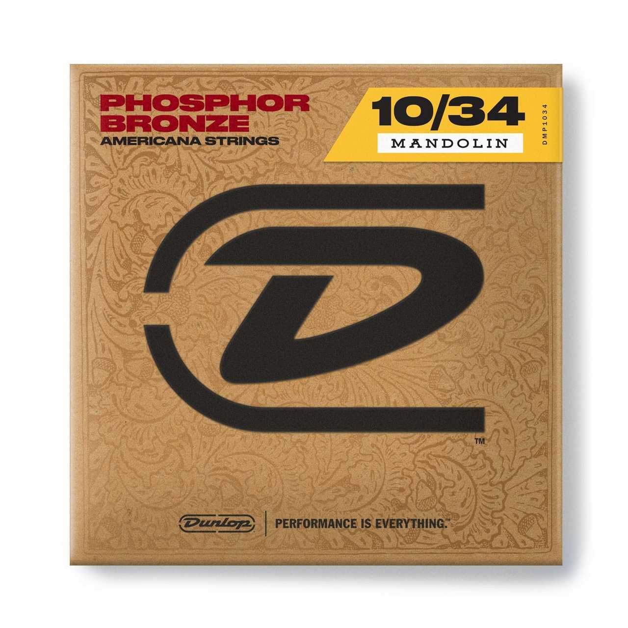 Jim Dunlop Mandolin String Set 10 34 Ph Br Medium Light