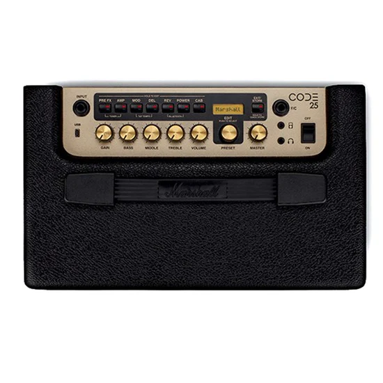 Marshall CODE25 25W 10Inch Digital Modelling Guitar Amp Combo with Digital FX - Image 3