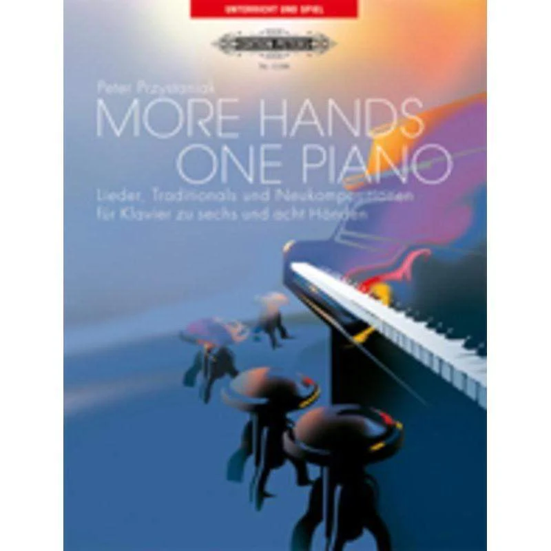 More Hands One Piano 6 Or 8 Hands Book with CD