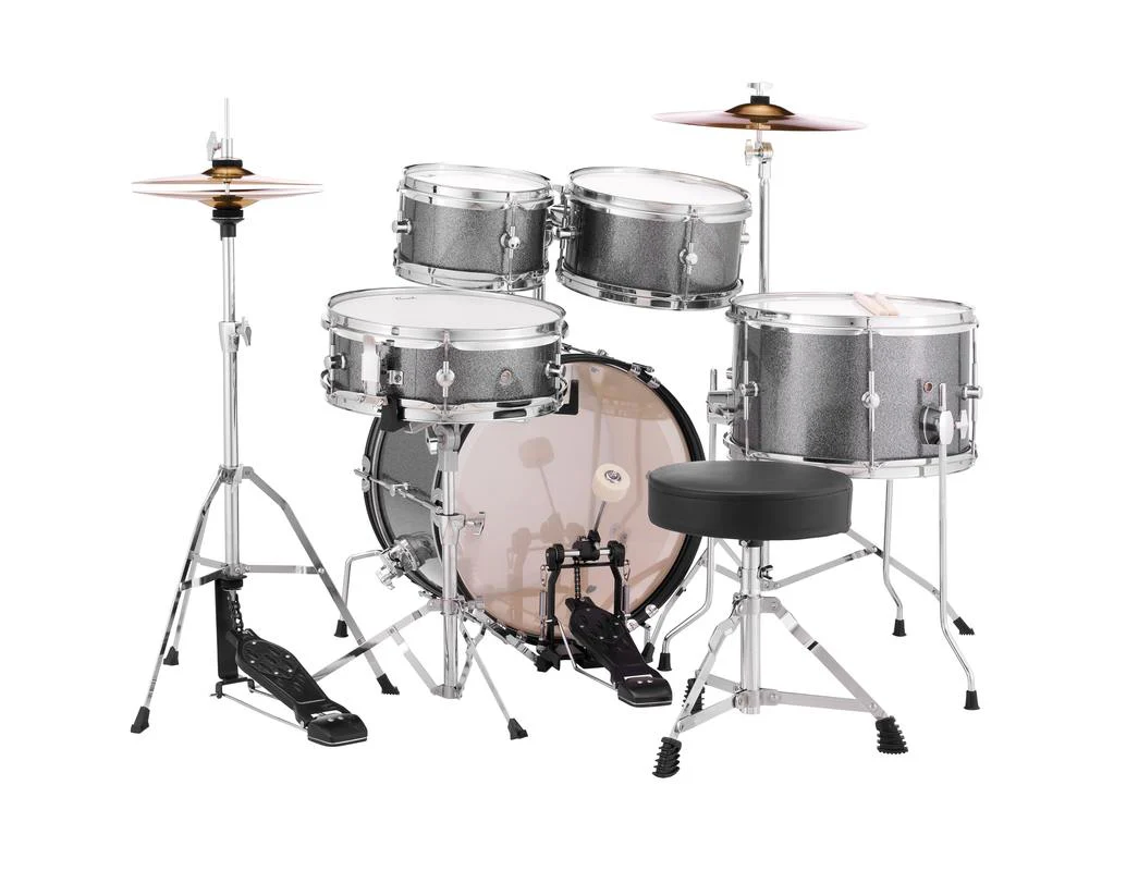 Pearl Roadshow Junior Pack With Hardware, Stool & Cymbals - Grindstone Sparkle - Image 3