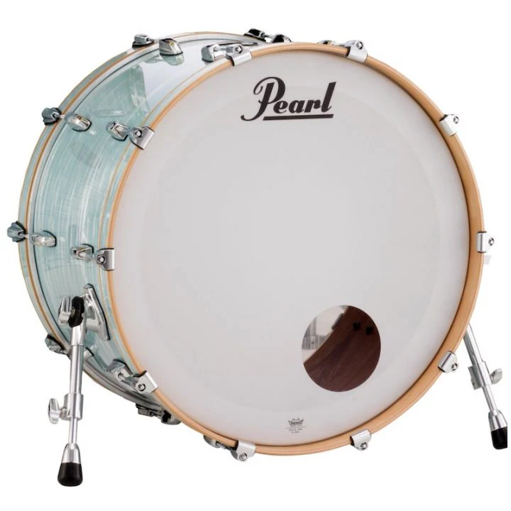 Pearl Session Studio Select 22Inch Fusion Shell Pack 22X16Inch Kick, 16X16Inch Ft, 12X8Inch & 10X7Inch Toms - Ice Blue Oyster - Image 3