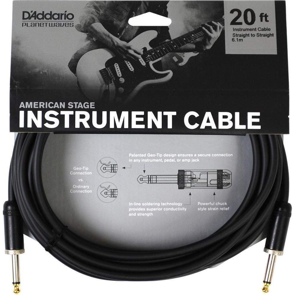 Planet Waves American Stage Instrument Cable 20 Feet