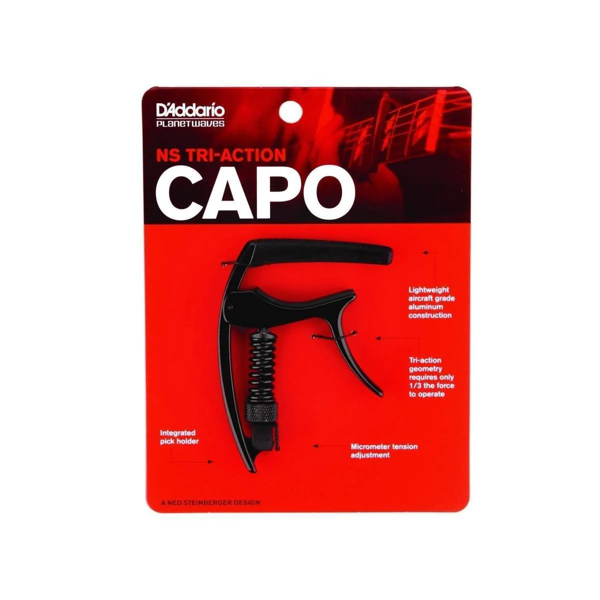 Planet Waves Ns Tri Action Capo Black