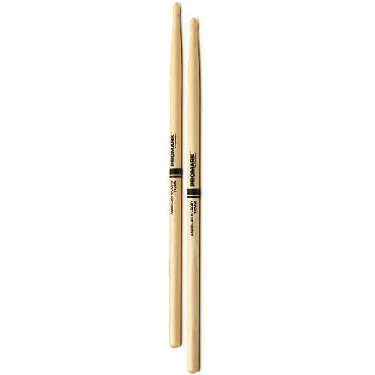 Promark Hickory 7A Wood Tip Drumstick