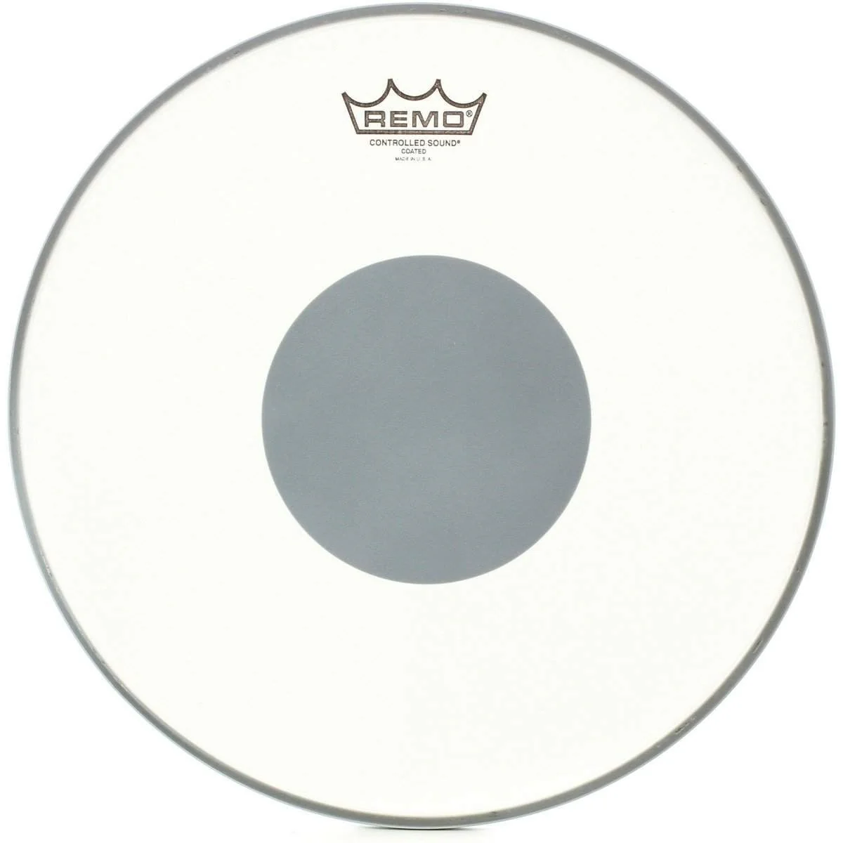 Remo Controlled Sound 14 Inch Drum Head Coated Batter Black Dot Bottom