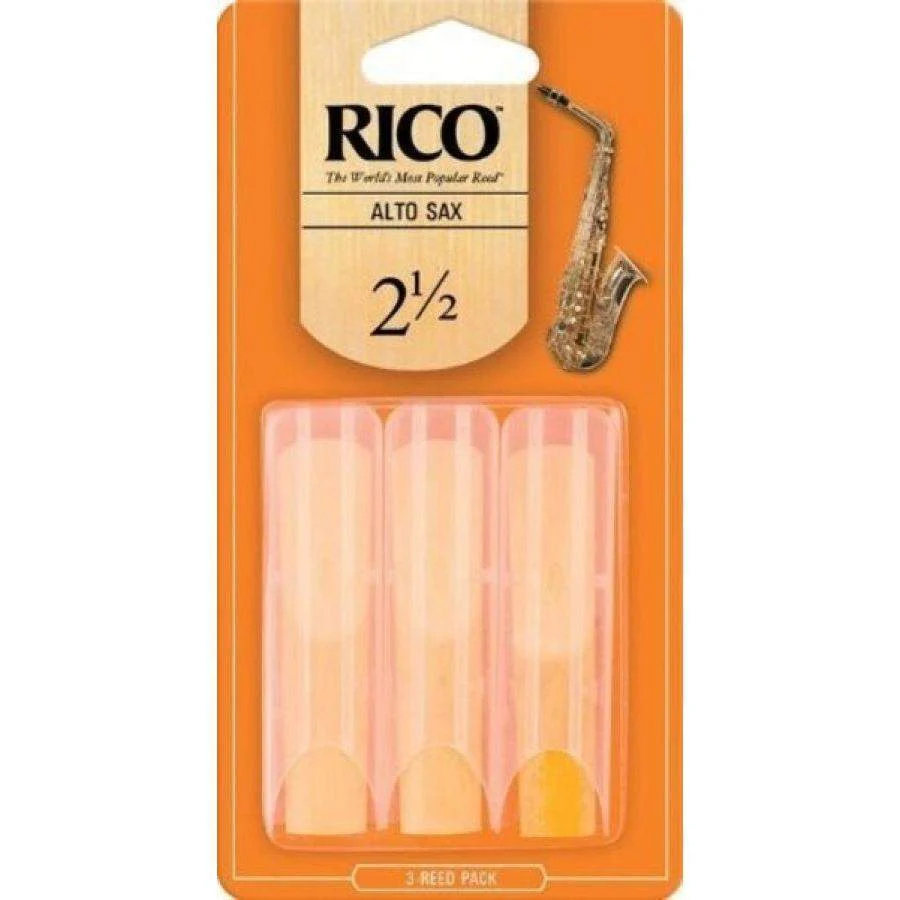 Rico Alto Sax Reeds Strength 2.5 3 Pack