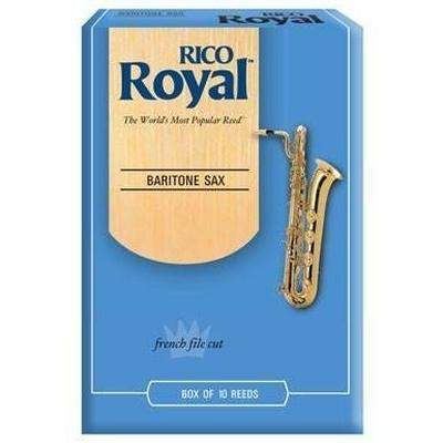 Rico Royal Baritone Sax Reeds Strength 1.5 10 Pack