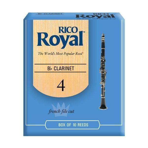Rico Royal Bb Clarinet Reeds Strength 4.0 10 Pack