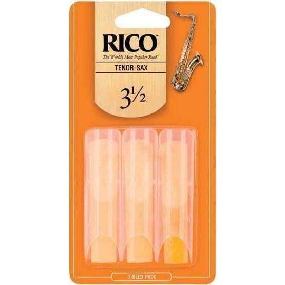 Rico Tenor Sax Reeds Strength 3.5 3 Pack