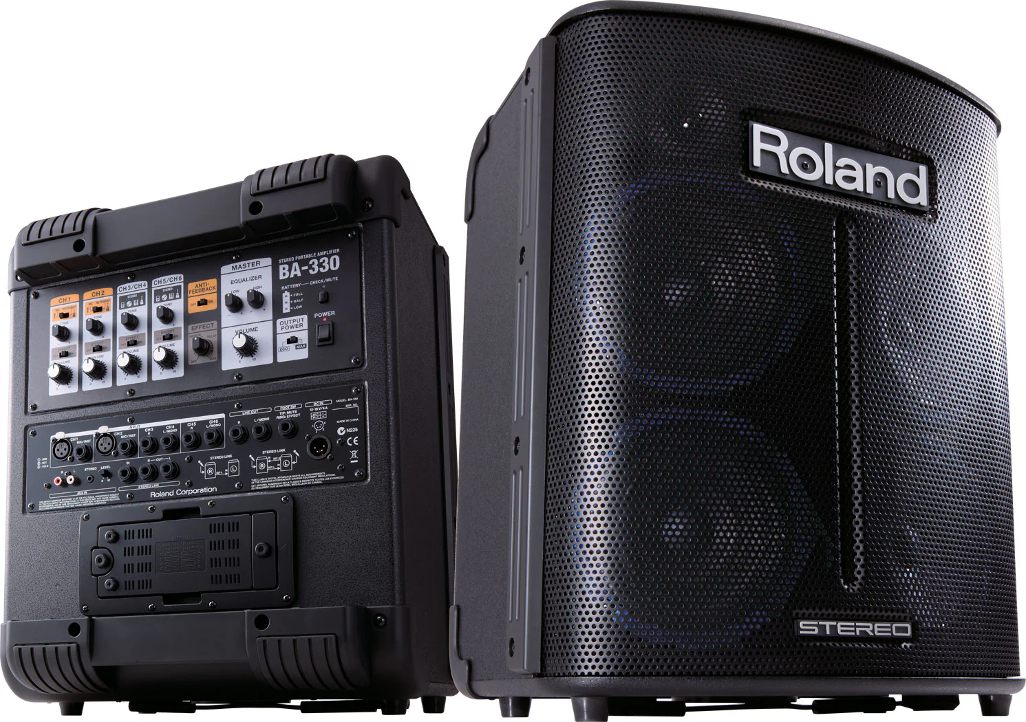 Roland BA-330 Stereo Portable Amplifier - Image 4