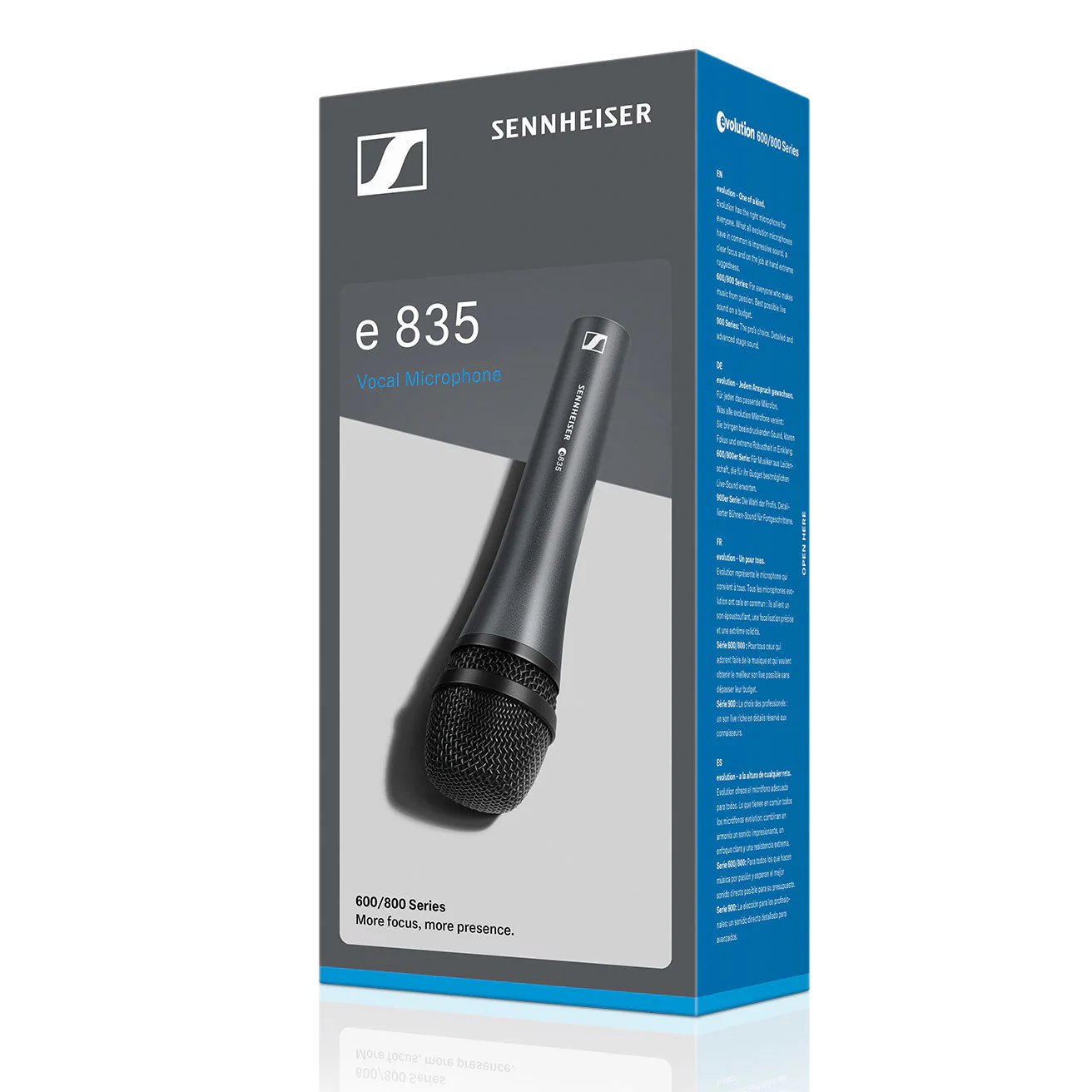 Sennheiser e 835 Handheld microphone cardioid, dynamic with 3-pin XLR