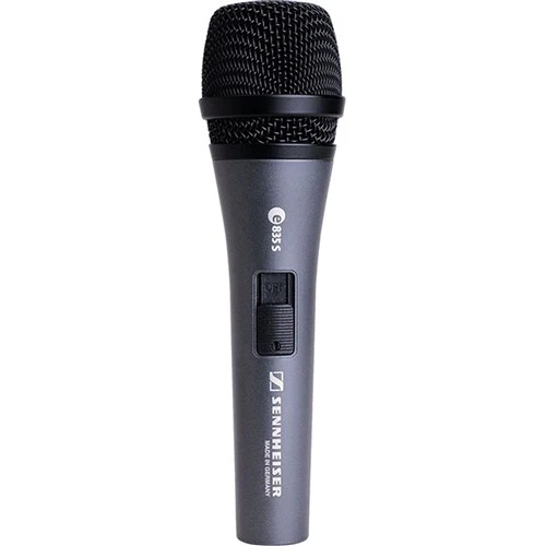 Sennheiser e 835-S Handheld microphone cardioid, dynamic with 3-pin XLR-M and on-off switch
