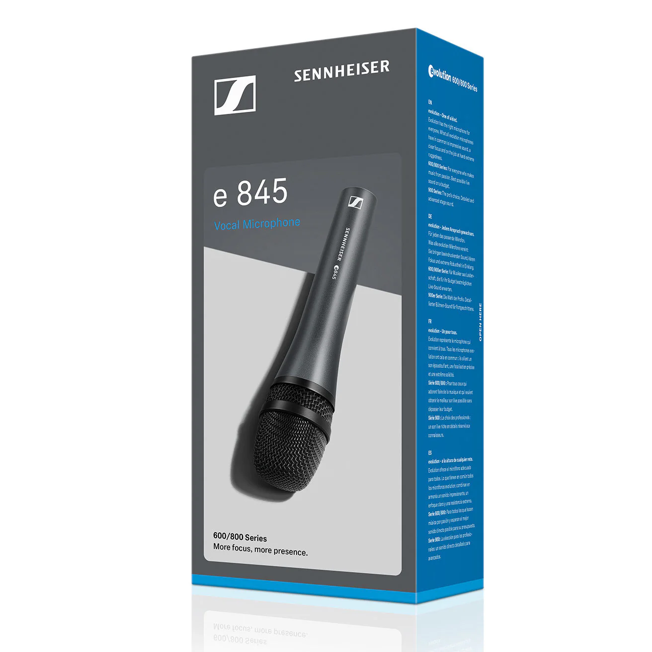 Sennheiser e 845 Handheld microphone supercardioid, dynamic with and 3-pin XLR-M