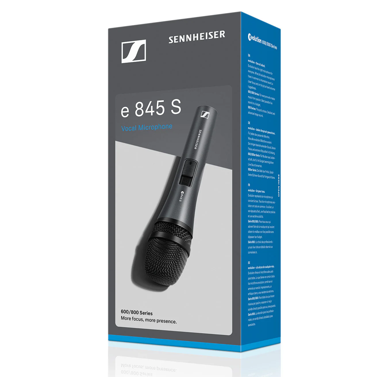 Sennheiser e 845-S Handheld microphone supercardioid, dynamic with and 3-pin XLR-M and on-off switch