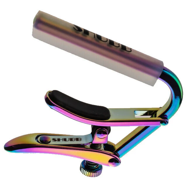 Shubb C2 Royale Nylon String Guitar Capo in Paua Pearl Finish - Image 2