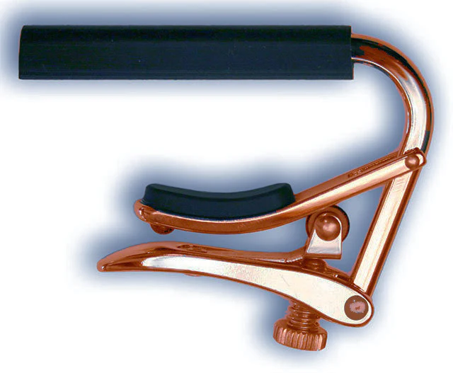 Shubb C2 Royale Nylon String Guitar Capo in Rose Gold Titanium Finish