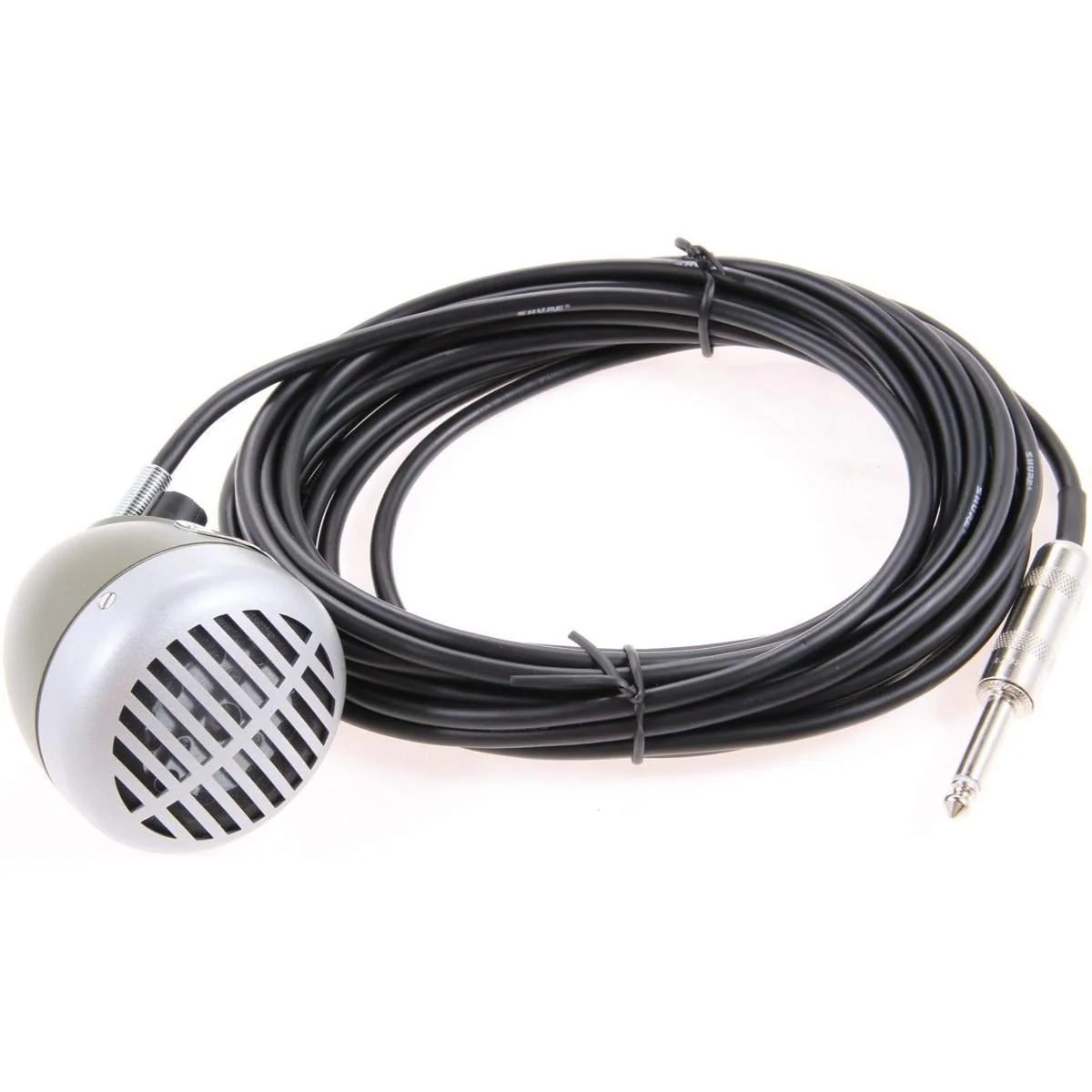 Shure 520DX Microphone Dynamic Hi Z Green Bullet Harmonica 6.1m Cable Jack Plug - Image 2