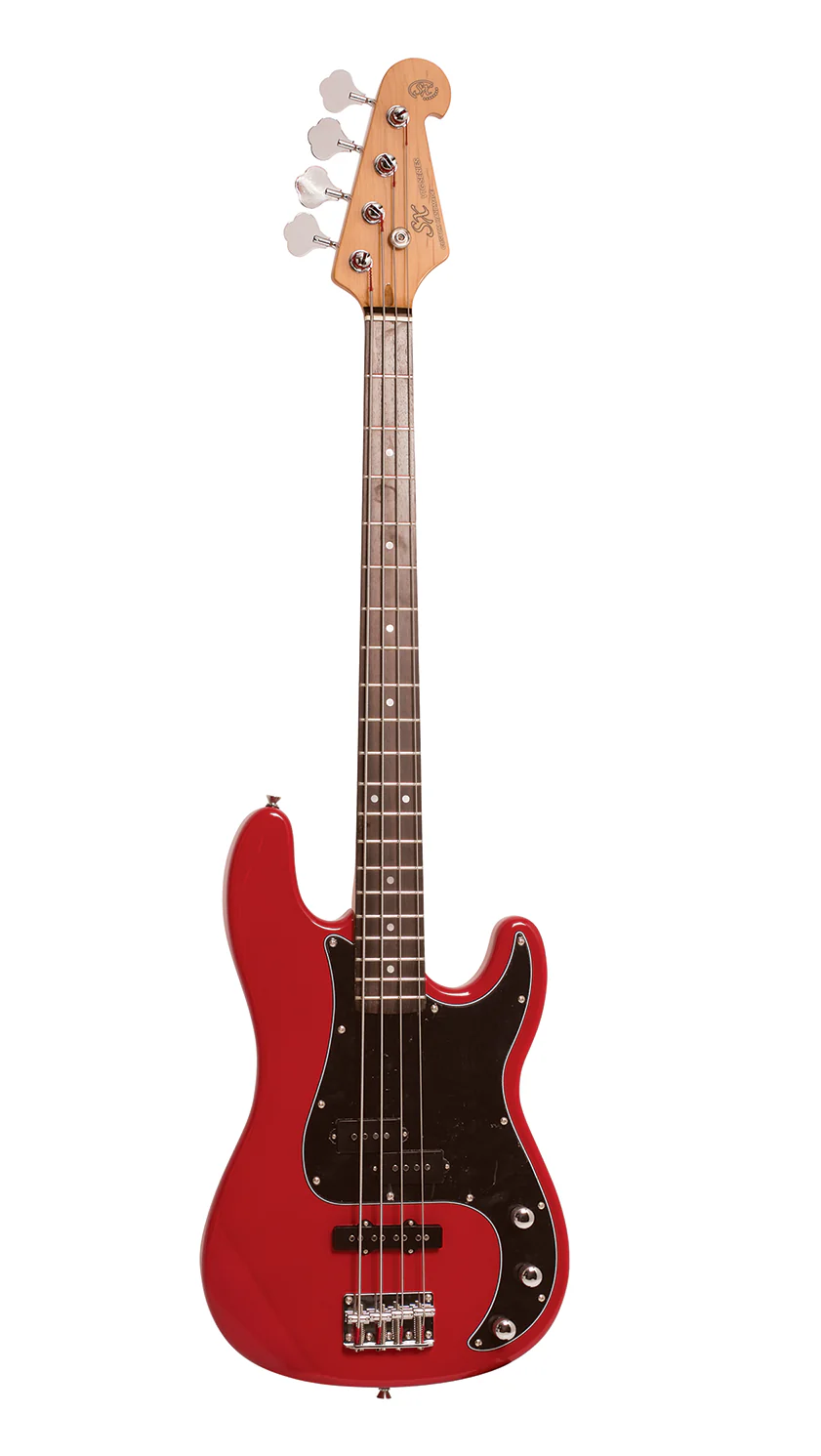 SX VEP62FR-PK2 - PB Style Bass and Amp Pack – Fiesta Red - SX Bass, 15 Watt Bass Amp,Padded Bag, FREE Online Lessons