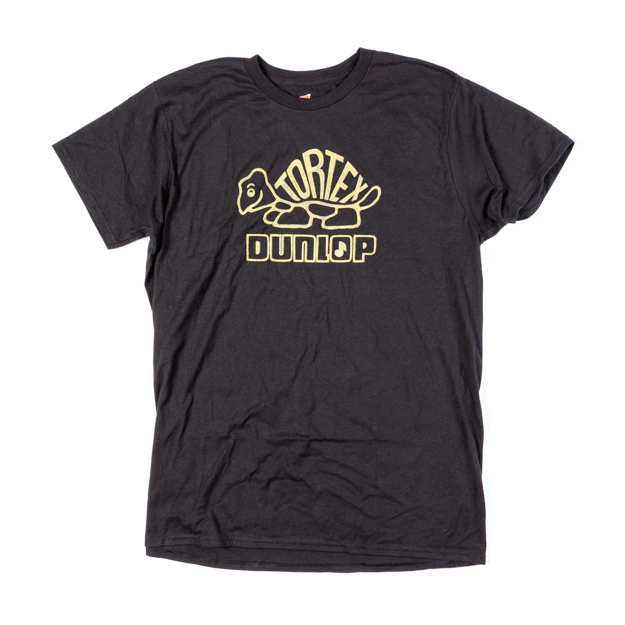 T Shirt Tortex Black With Yellow Logo Large