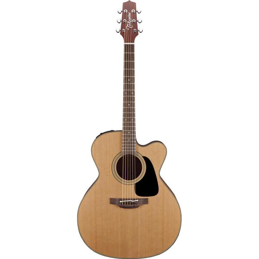 Takamine Pro Series 1 Jumbo Ac El Guitar With Cutaway Natural Gloss Top With Satin Back & Sides