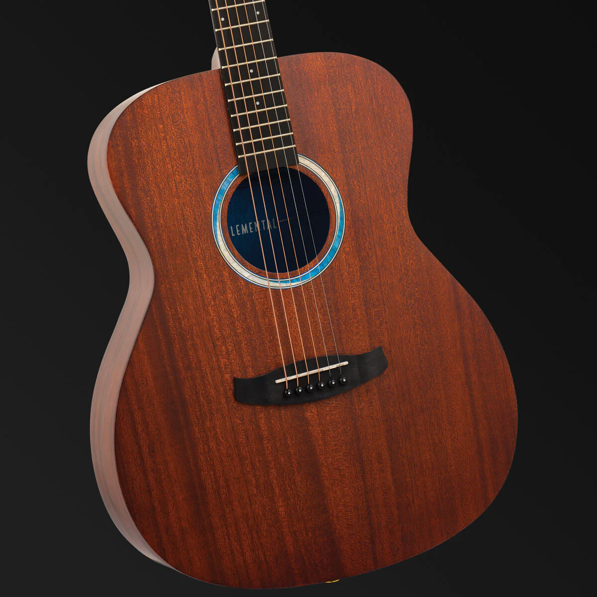 Tanglewood Elemental Solid Mahogany Top Orchestra Acoustic Guitar - Image 2