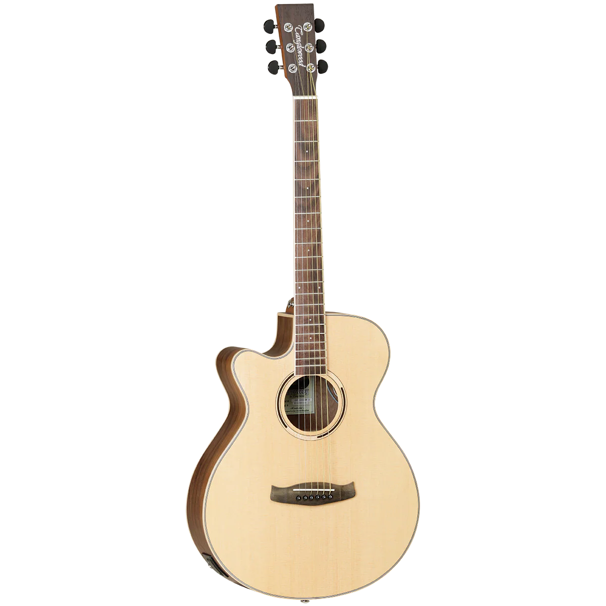 Tanglewood TDBTSFCEBWLH Discovery Exotic SFCE Black Walnut Left Hand