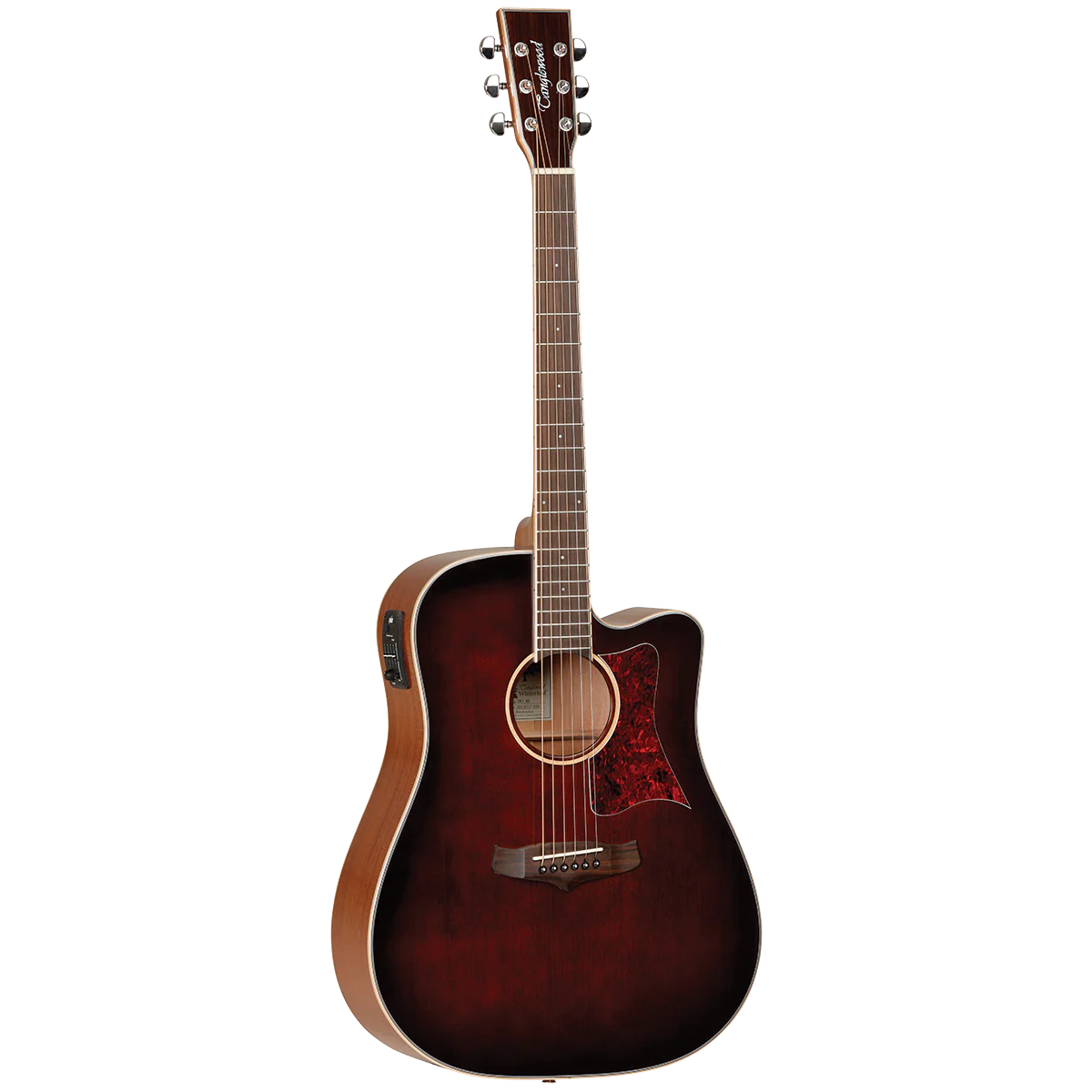 Tanglewood TW5WB Winterleaf Dreadnought Cutaway Electric Whiskey Barrel Burst Gloss