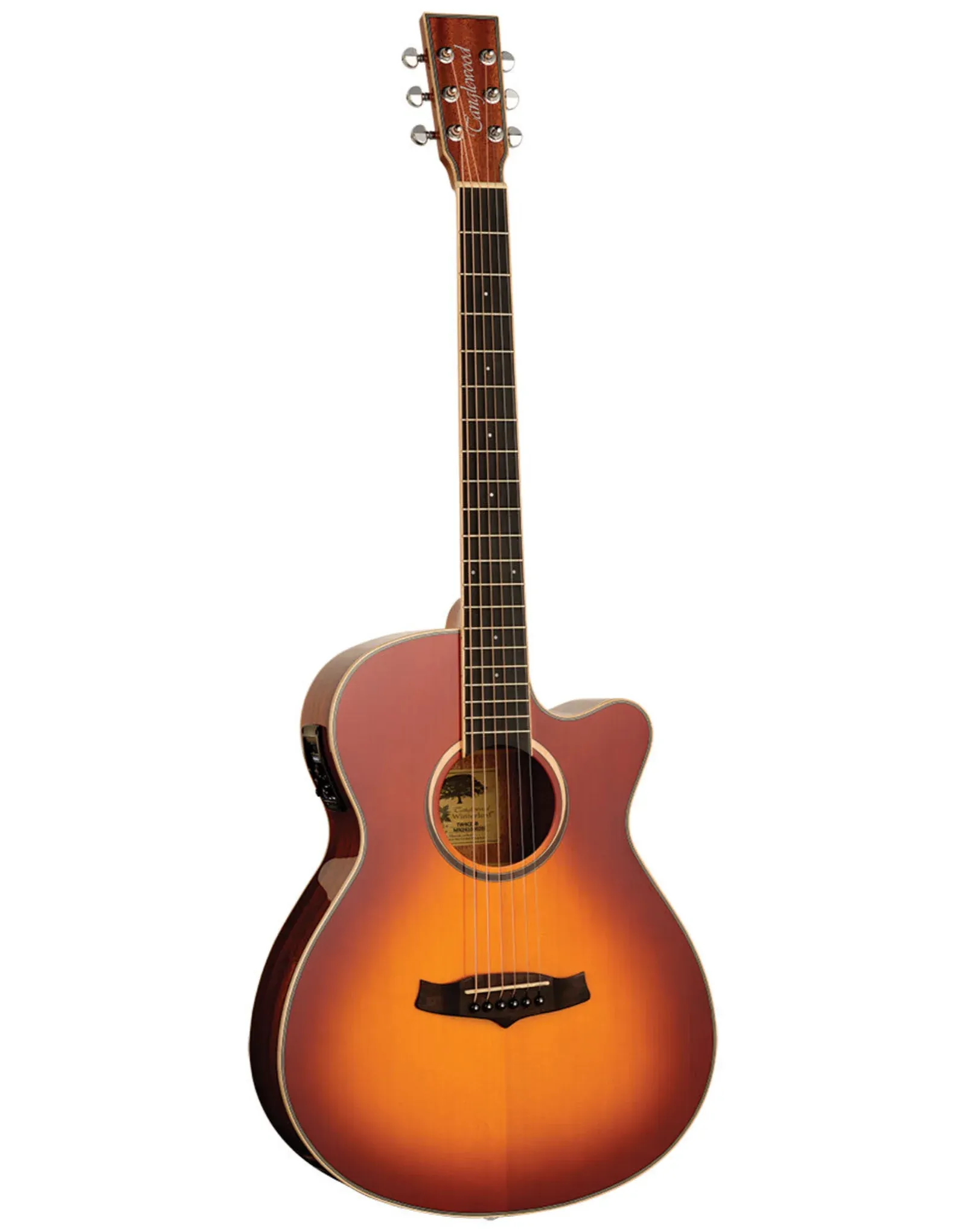 Tanglewood Winterleaf Pro Super Folk Cutaway Electric Sunburst