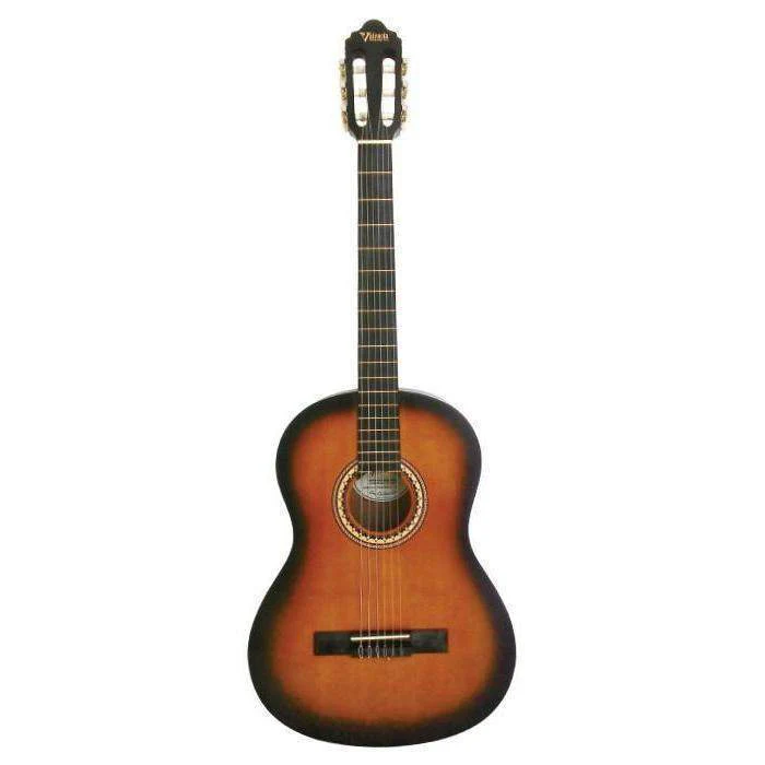 Valencia Vc204H Hybrid Neck Classical Guitar - Sunburst
