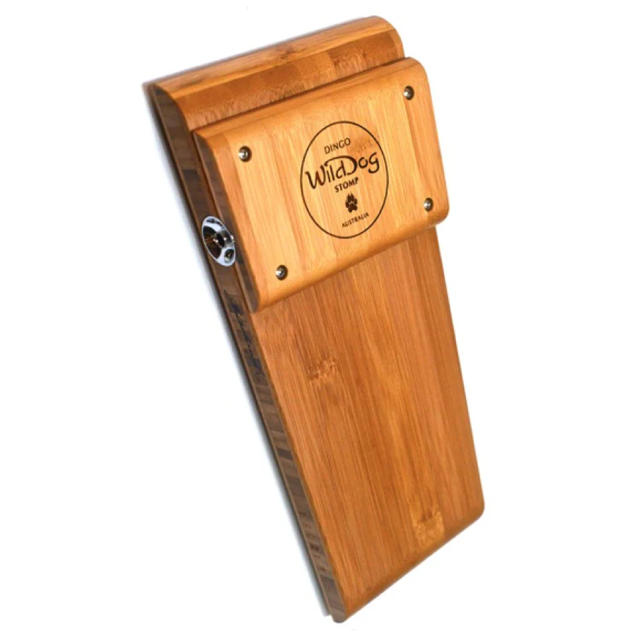 Wild Dog Dingo Stomp Box - Tasmanian Oak Body, Tasmanian Ash Tone Bar