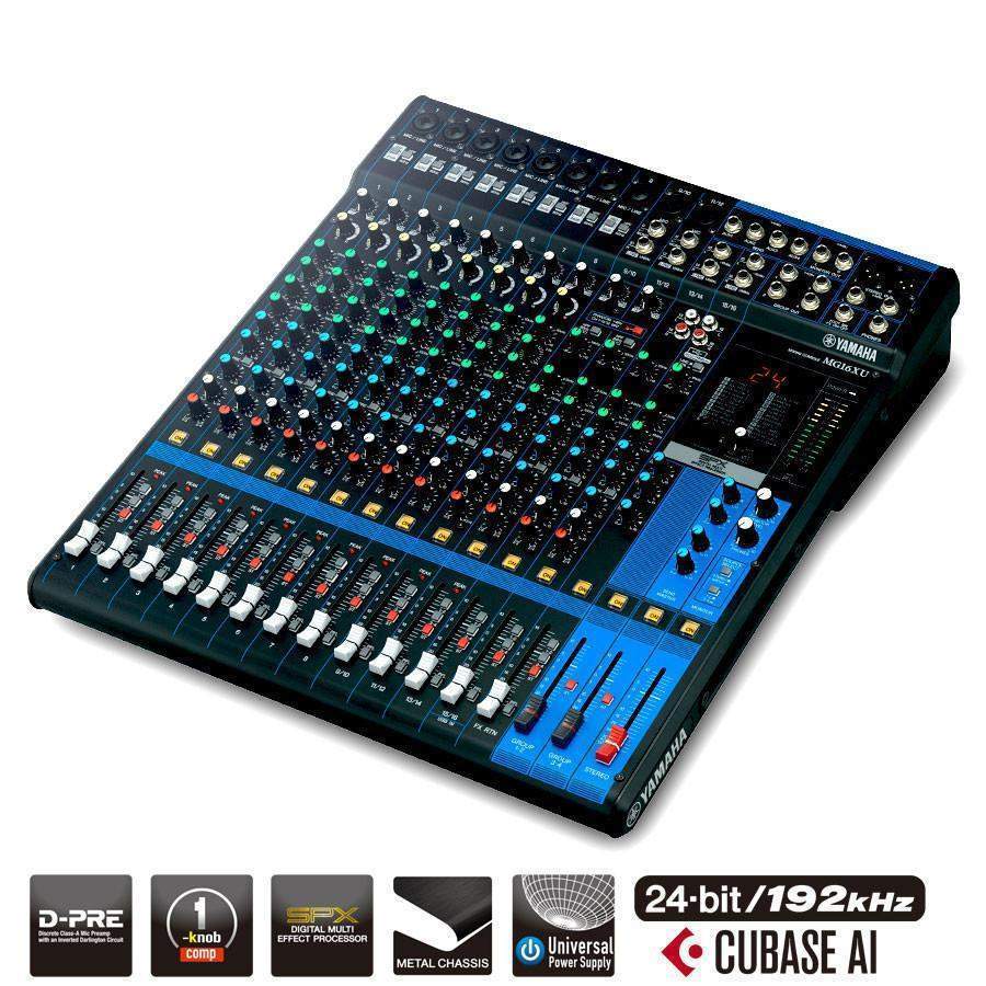 Yamaha Mg16Xu Mixer With Effects And Usb