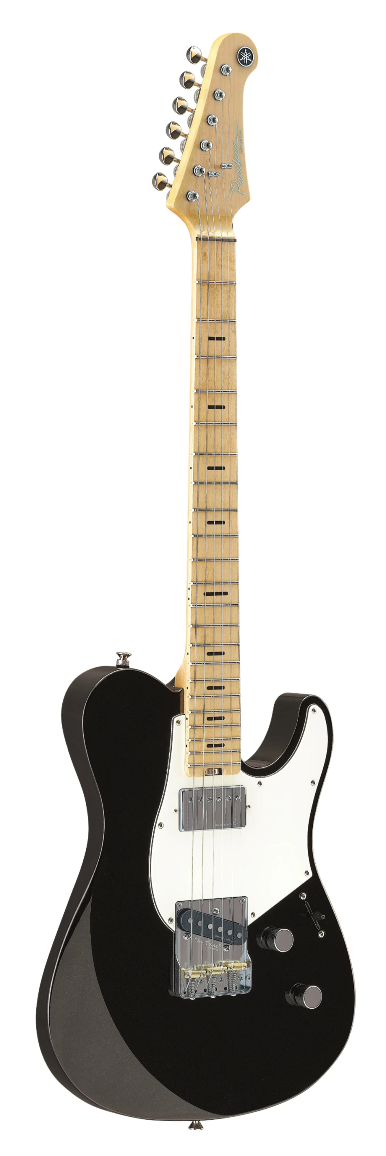 YAMAHA PACIFICA PROFESSIONAL SINGLECUT HS PACP11SMBM EL GUITAR - BLACK METALLIC - MAPLE FINGERBOARD - Image 2