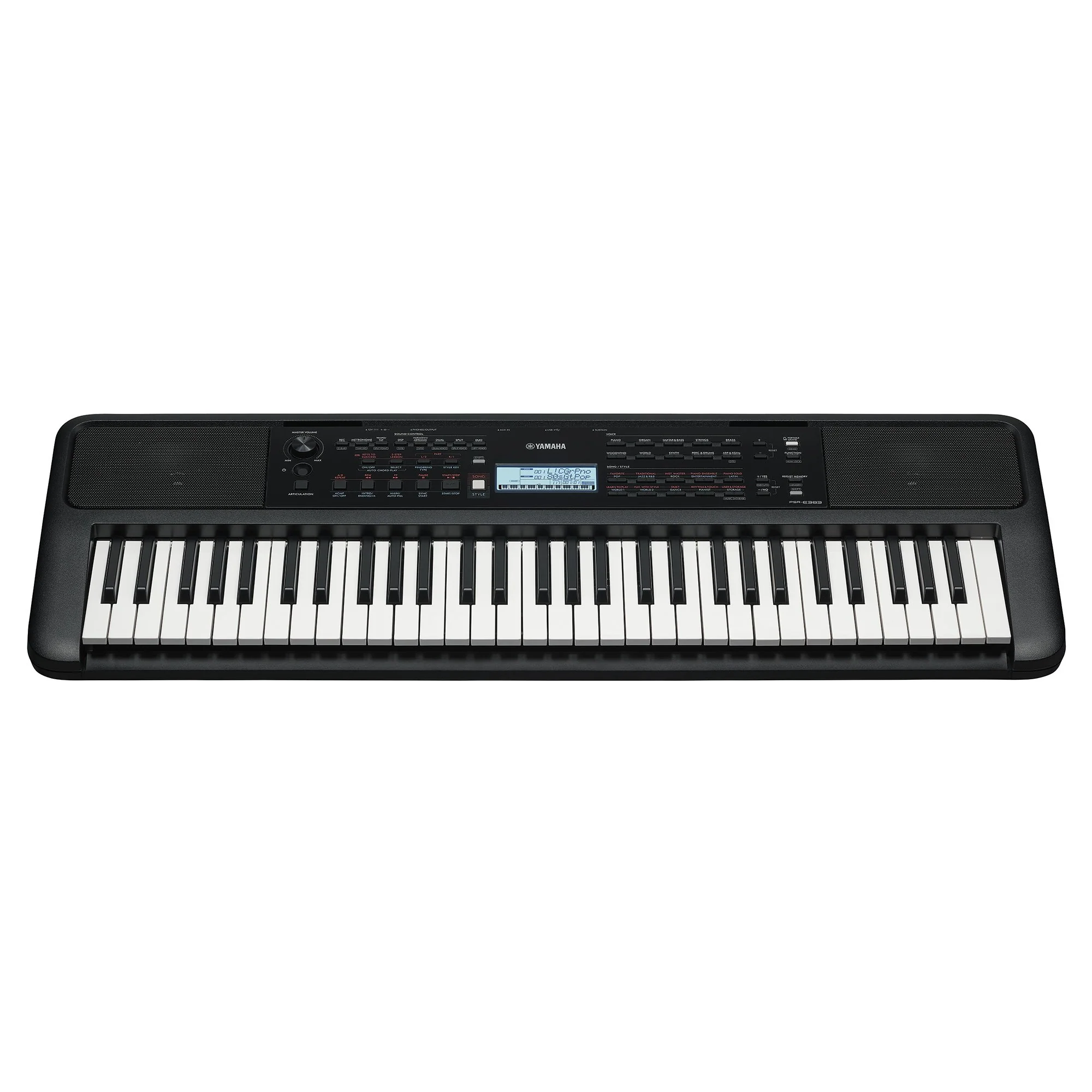 Yamaha PSR-E383 61-key entry level portable keyboard - Image 2
